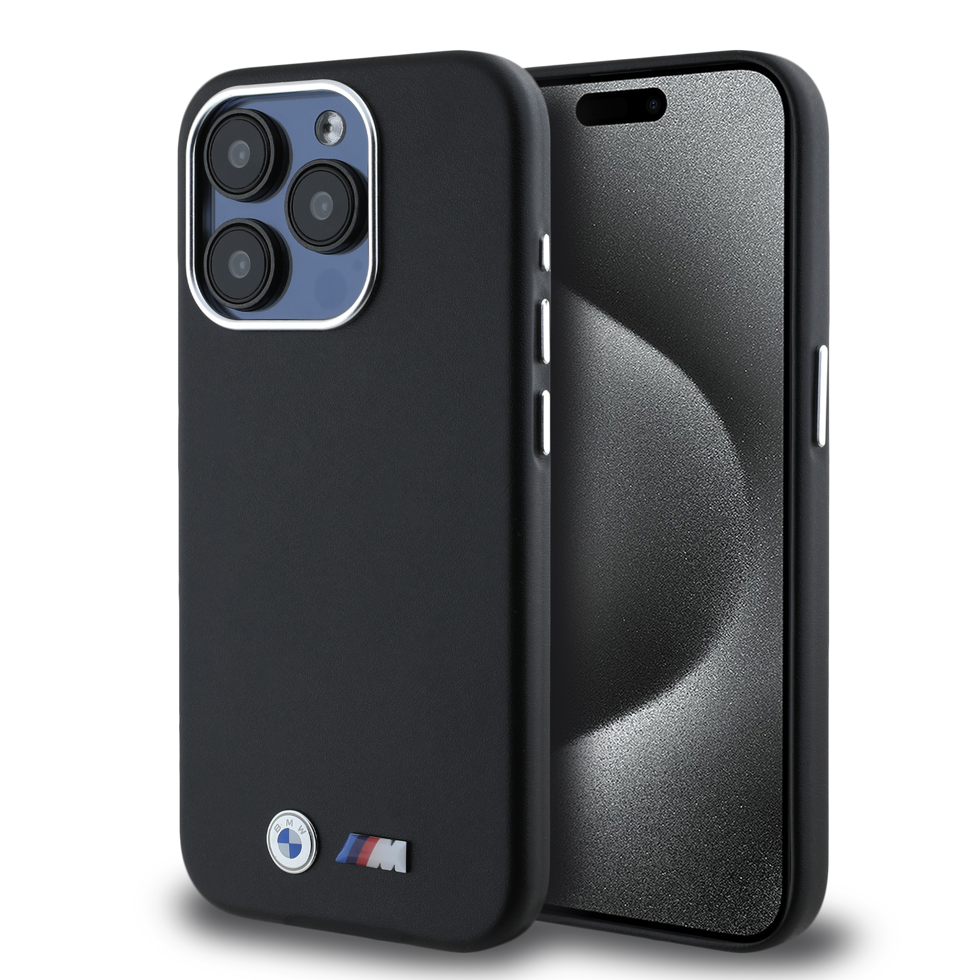 CASE BMW SERIE M BLACK METALIC IPHONE 15 PRO