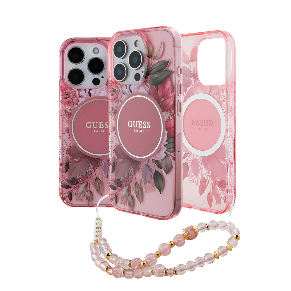 CASE GUESS GARDEN ROSA 16 MAGSAFE