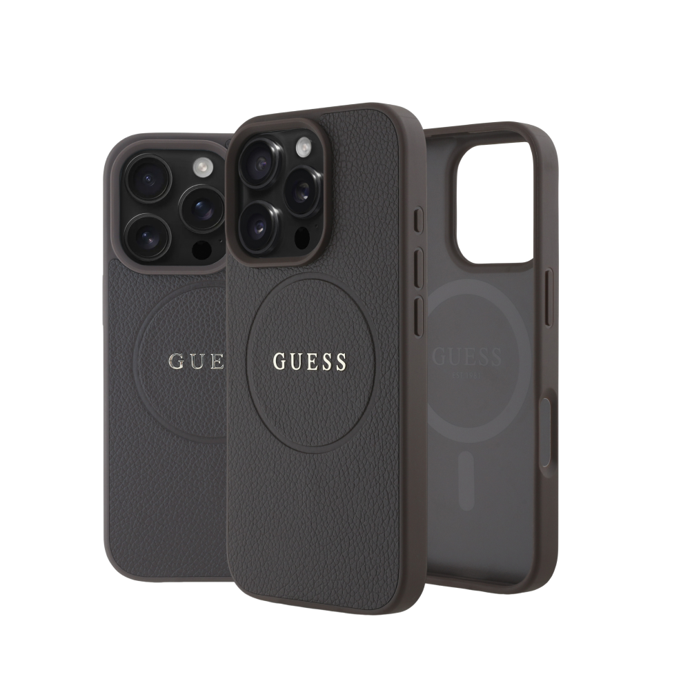 CASE GUESS INFINITY MARRON 16 MAGSAFE