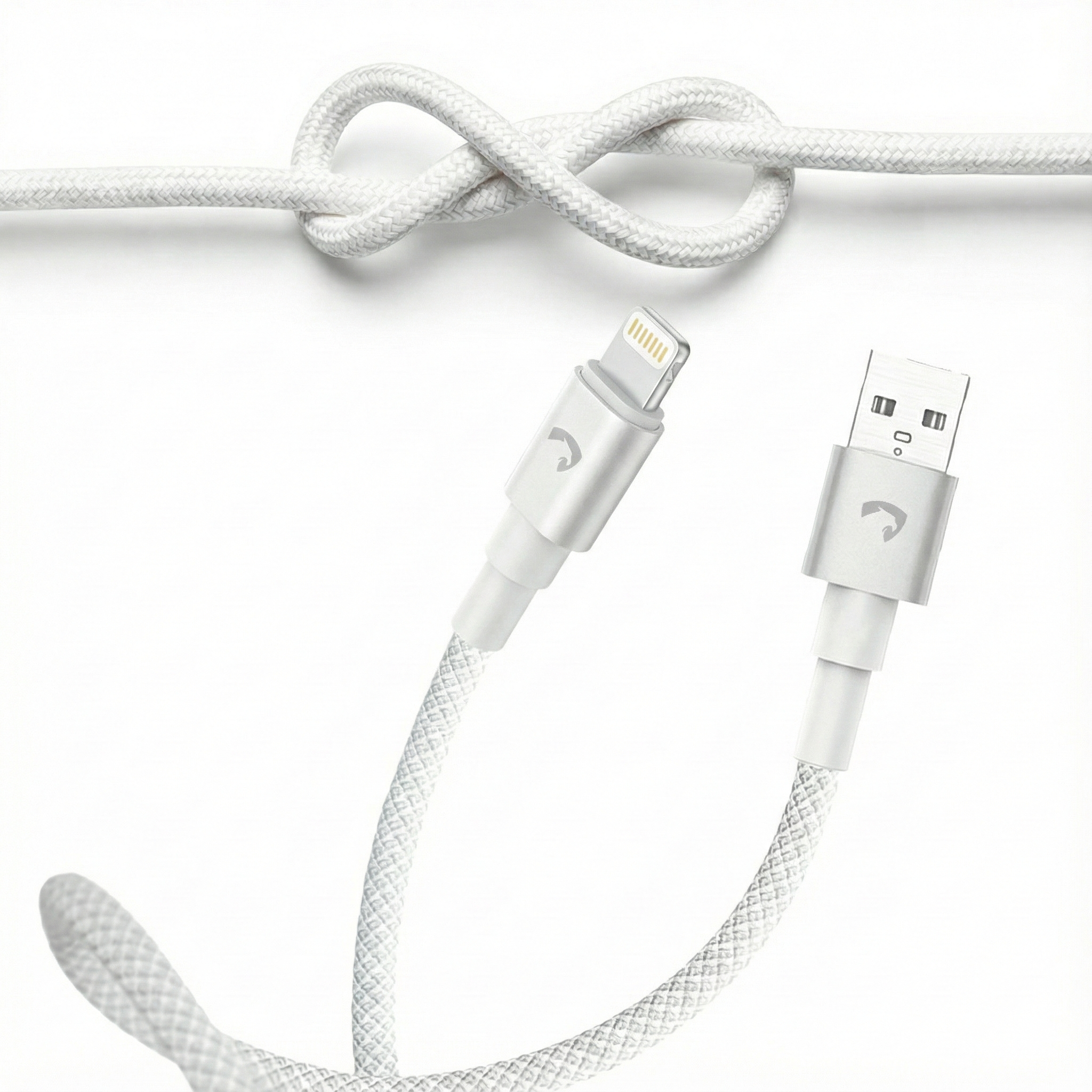 TURBO POWER CABLE USB - LIGHTNING BRANCO - 1,5 M