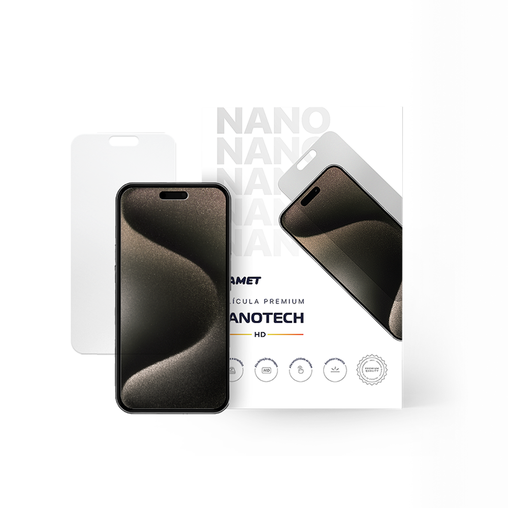 PELÍCULA NANOTECH HD PARA SMARTPHONE 2 GERAÇÃO 180X120MM