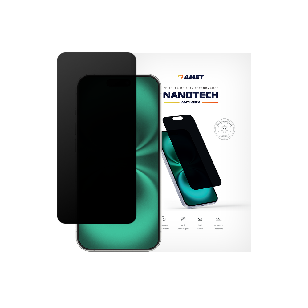 PELÍCULA NANOTECH PRIVACIDADE MATTE NEW EDITION 3 GERAÇÃO 180X120MM